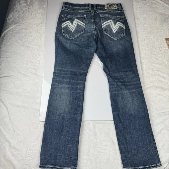 Salvage Supply Co for Buckle Mayhem Straight Fit  Jeans Men 34x32 - Picture 14 of 15